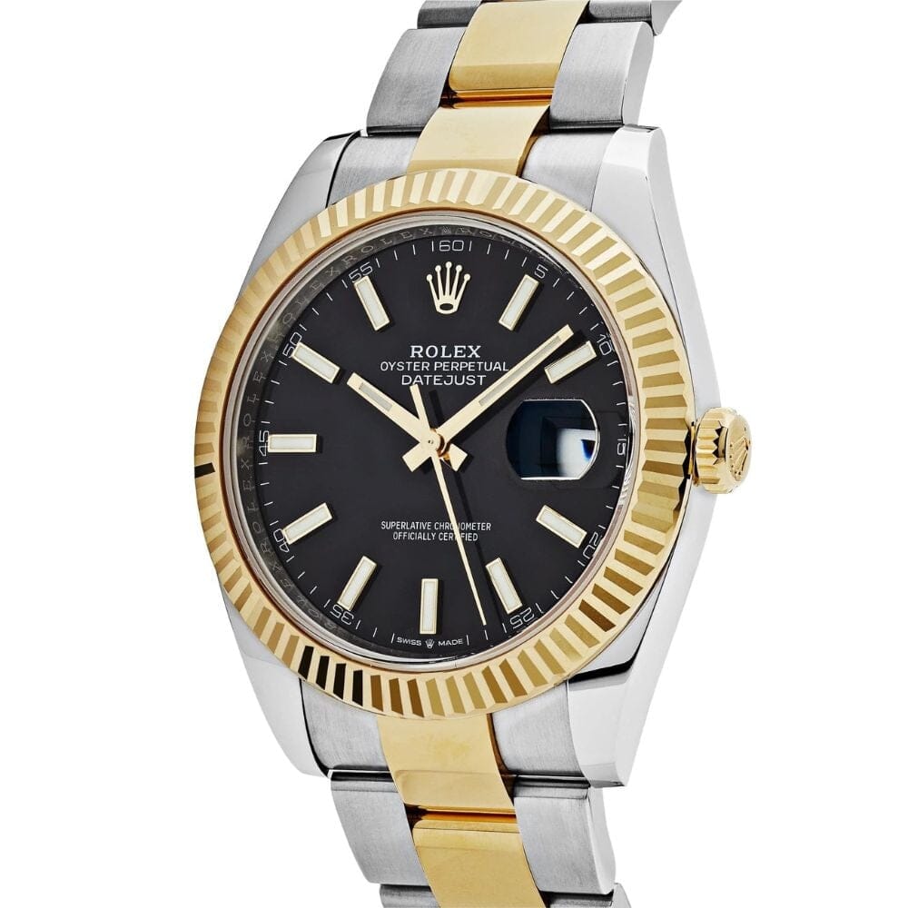RX Datejust Oystersteel 126333 'gold White' - Luxury Watch