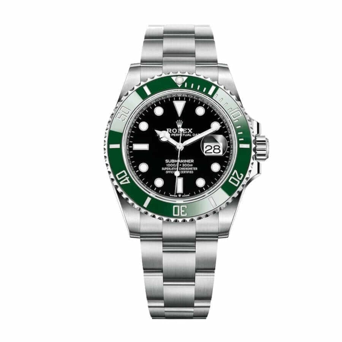 RX Submariner 126610LV "kermit" Men's Wristwatch