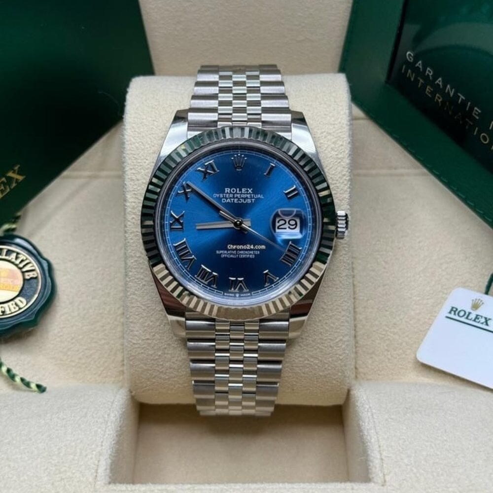 RX Day-Date 228239-0002 with Blue Dial