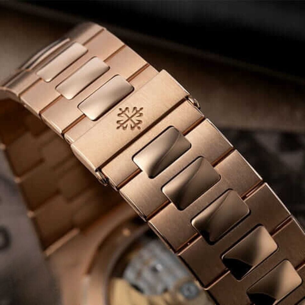 PP Nautilus Chronograph 5980/1R-001 Rose Gold Black Dial