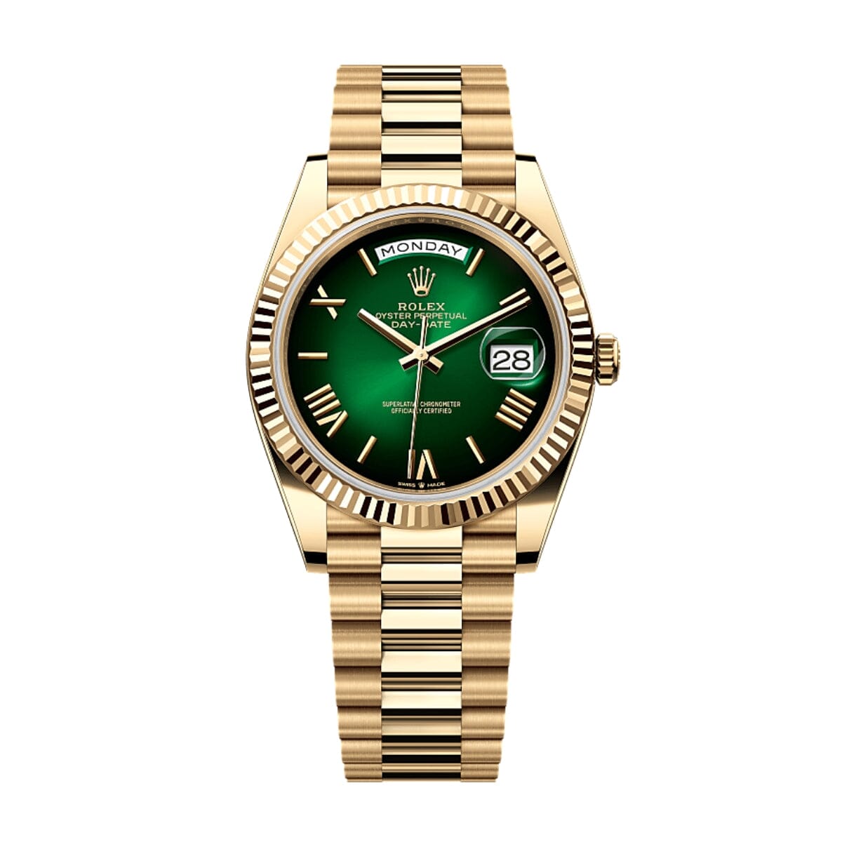 RX Day-Date 228238 "green Ombre" Men's Watch