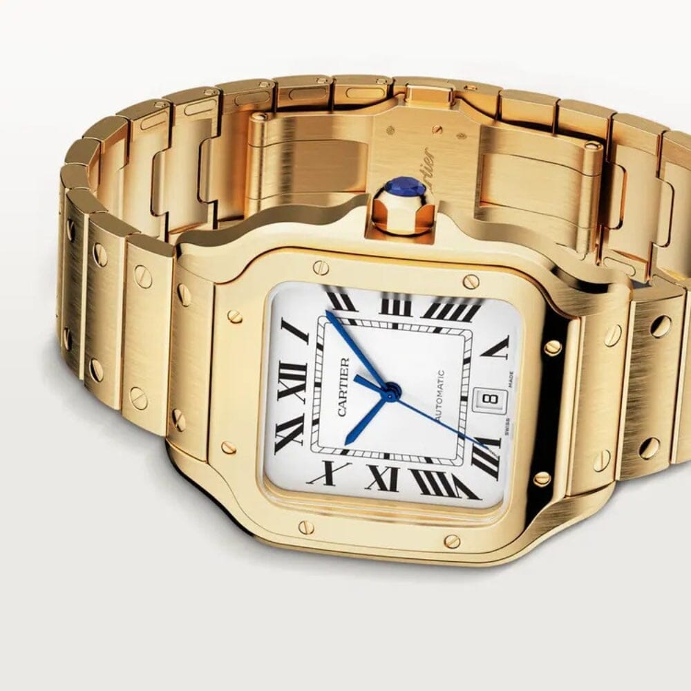 CT Santos Gold Men's Watch