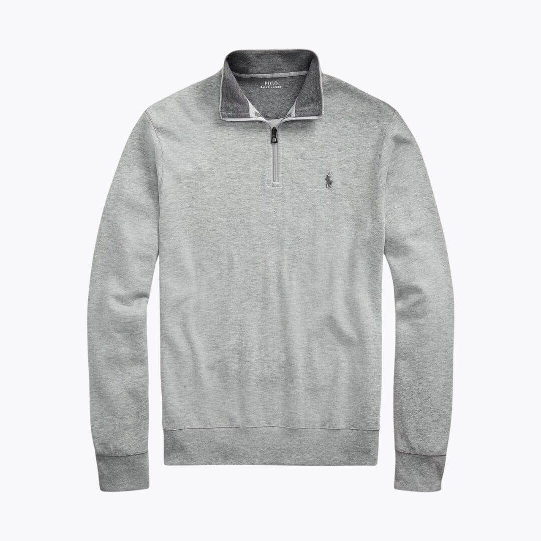 RL Luxury Jersey Sweater with Quarter Zip