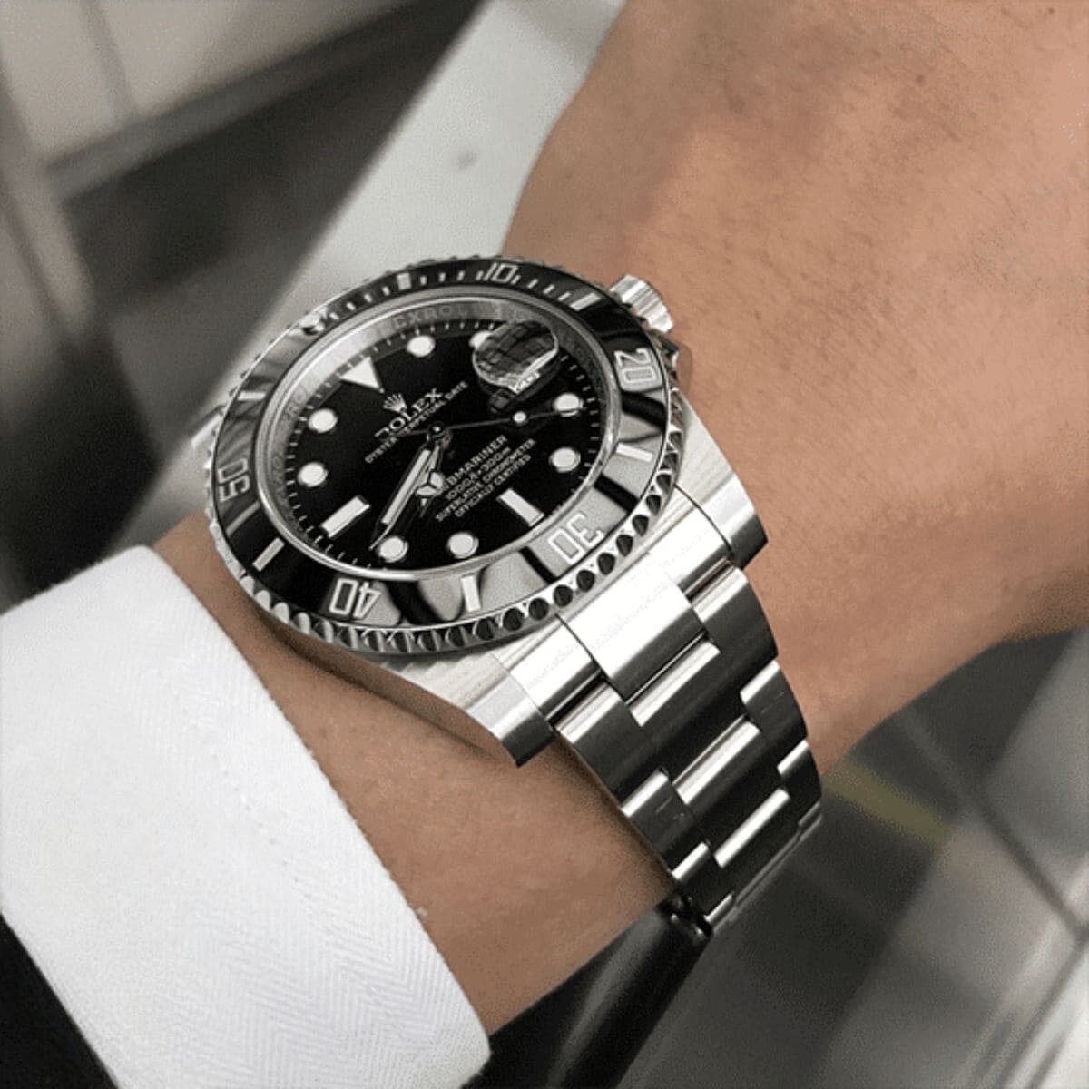 RX Submariner Date 116610LN "black Ceramic" Men's Wristwatch