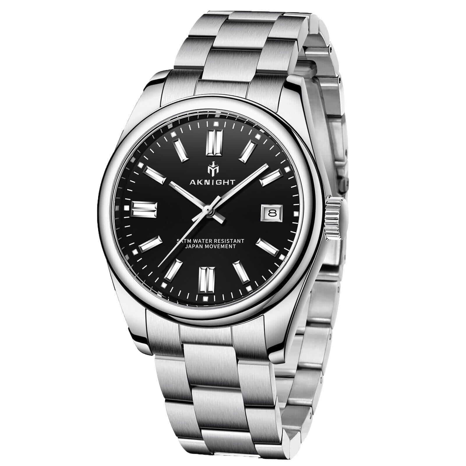 PD Aknight 2113 Men's Quarz Wristwatch - Stainless Steel 39mm