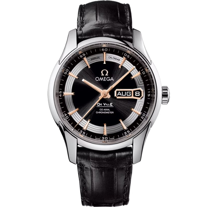 OM de Ville Hour Vision Annual Calendar Co-Axial Chronometer Men's Watch
