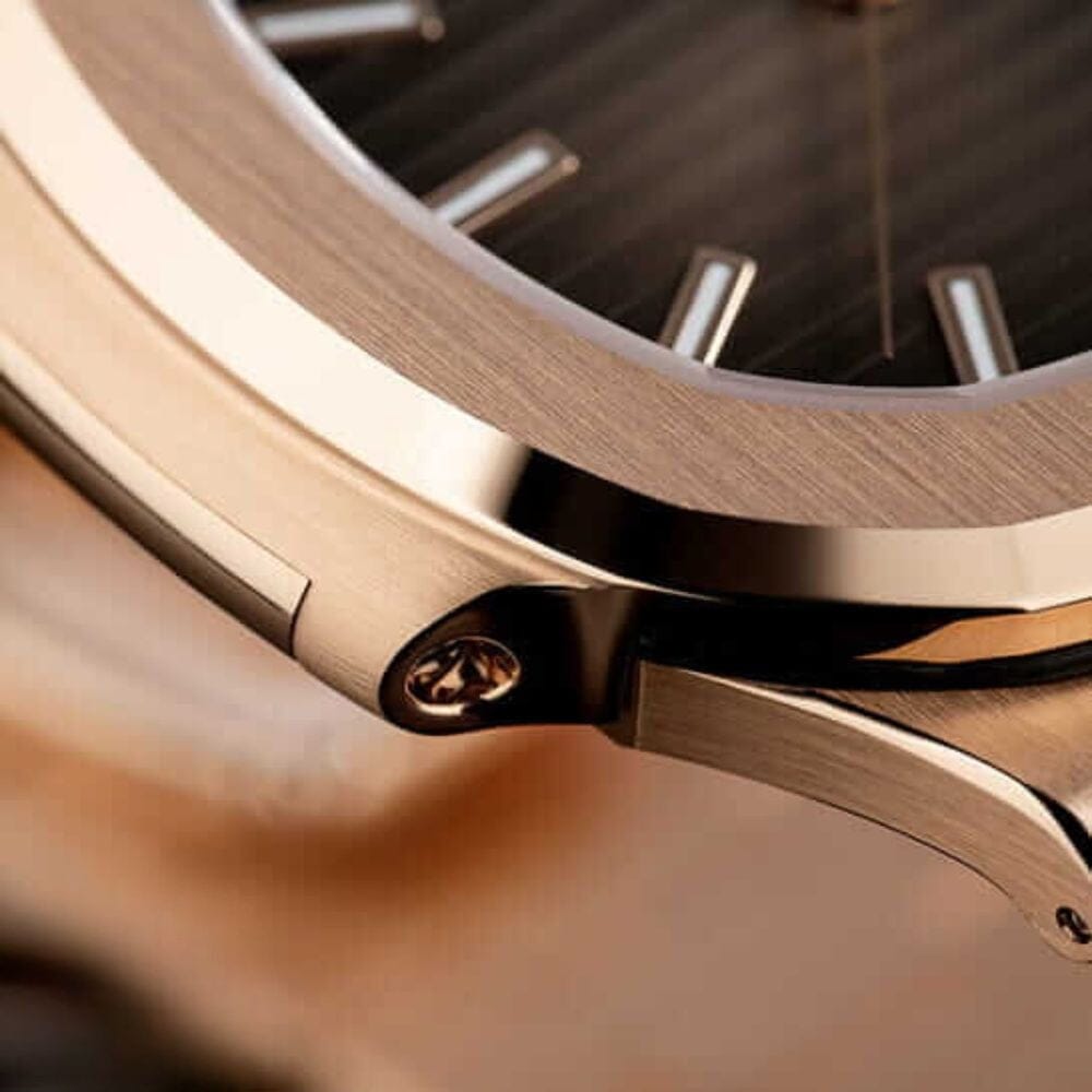 PP Nautilus Chronograph 5980/1R-001 Rose Gold Black Dial