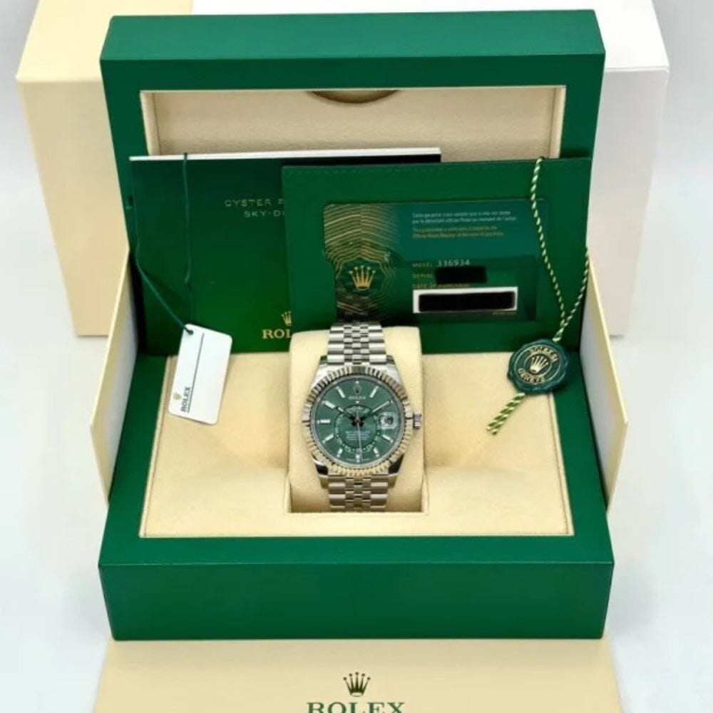 RX Sky-Dweller with Green Dial 336934-0001