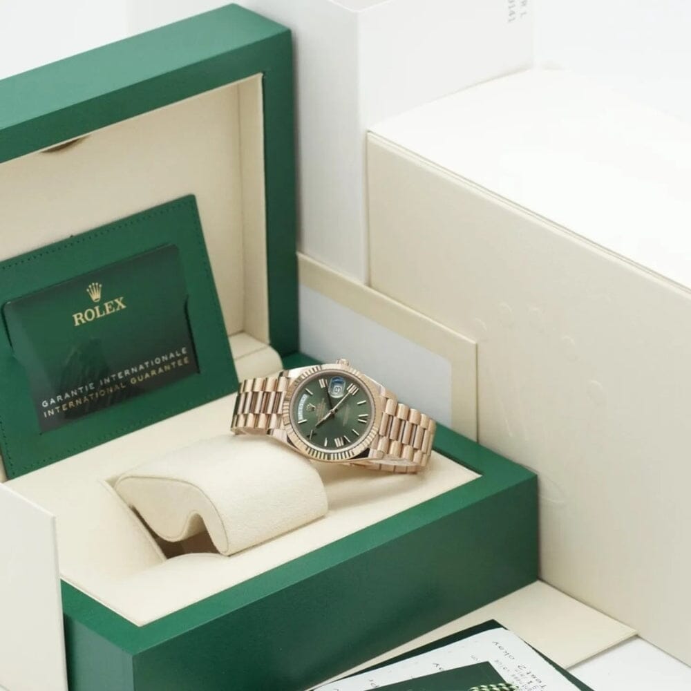 RX Day-Date 228238 "green Ombre" Men's Watch