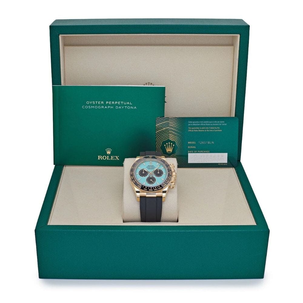 RX Daytona 126518LN "turquoise Blue" Men's Chronograph