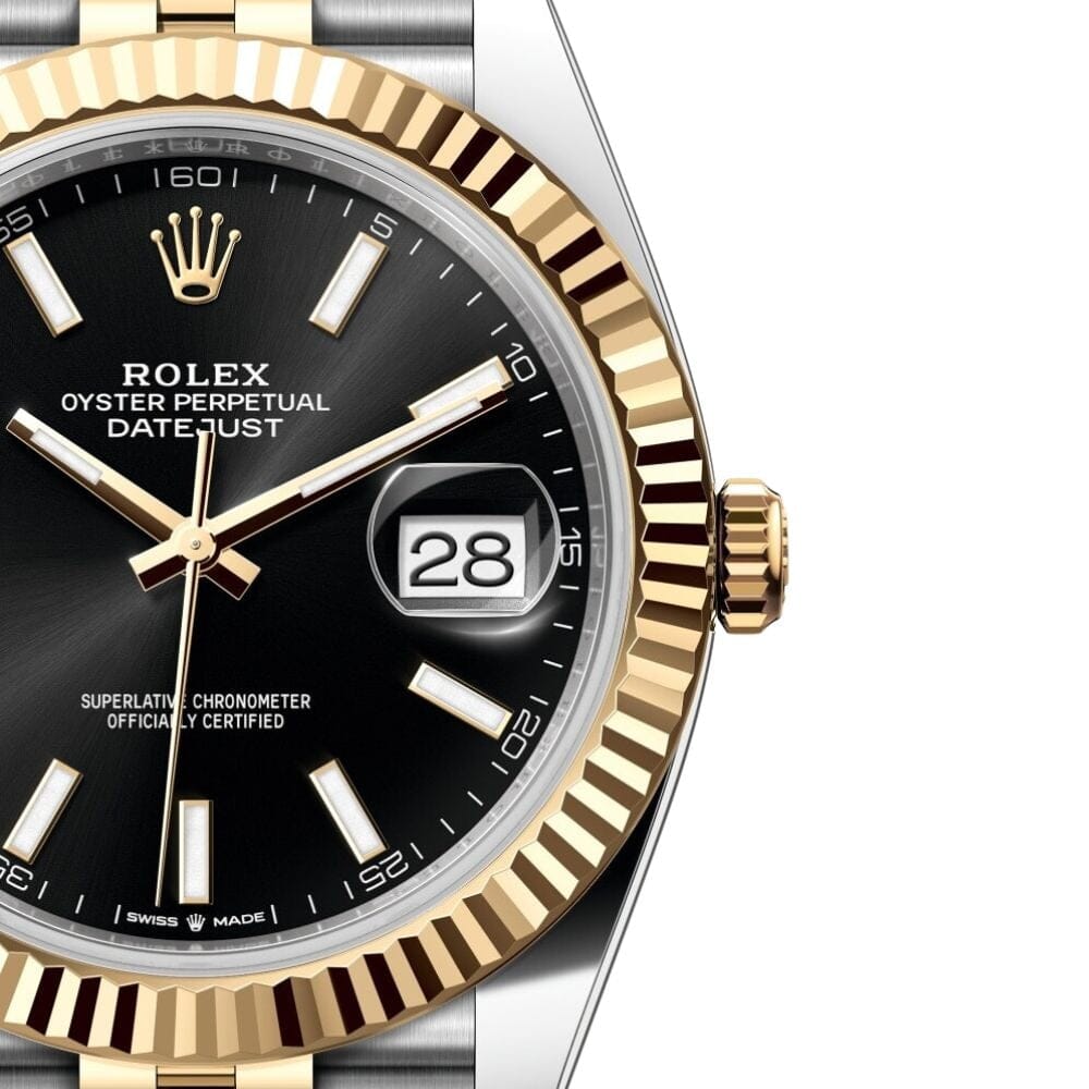 RX Datejust Oystersteel 126333 'gold White' - Luxury Watch