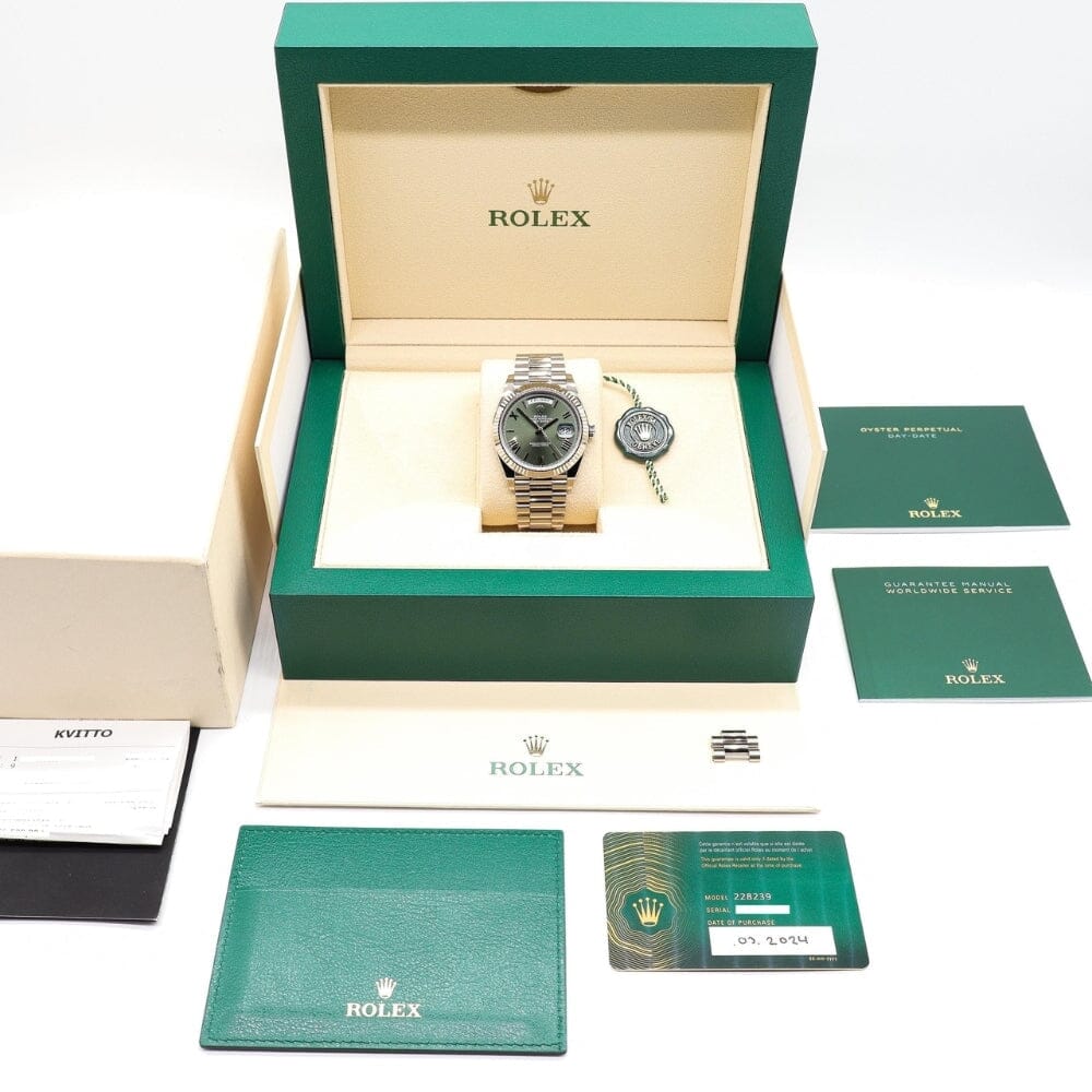 RX Day-Date 228239-0033 "green Dial"