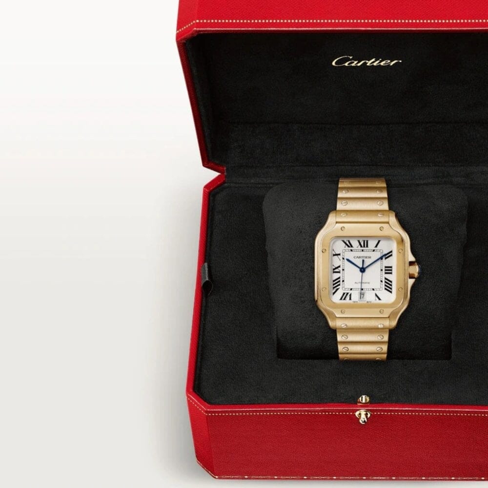 CT Santos Gold Men's Watch