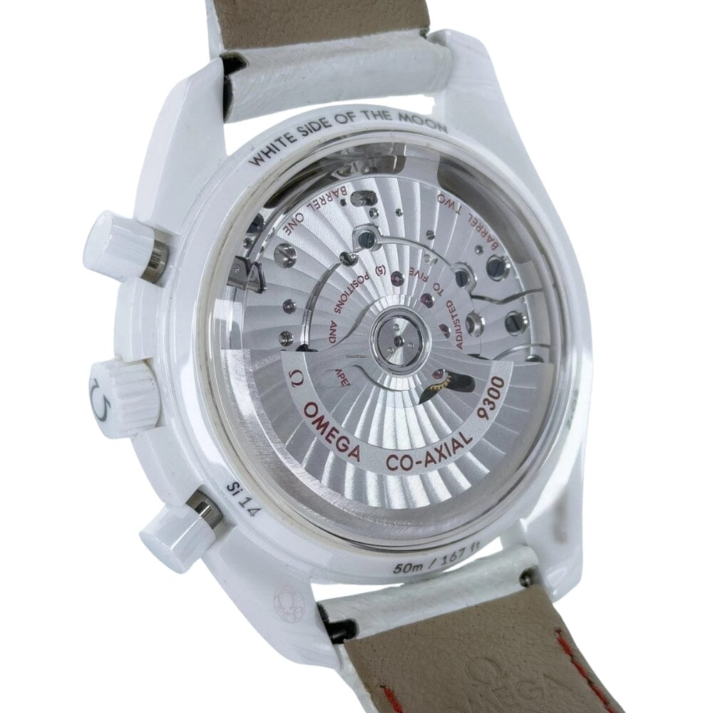 OM Speedmaster White Side of the Moon 44,2 Mm Men's Wristwatch