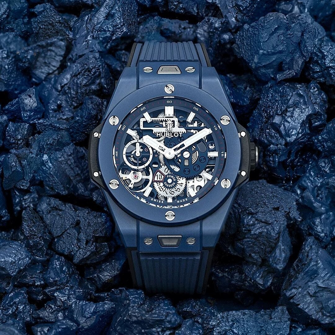 HUB Big Bang MECA-10 Ceramic Blue 45mm Men's Chronograph