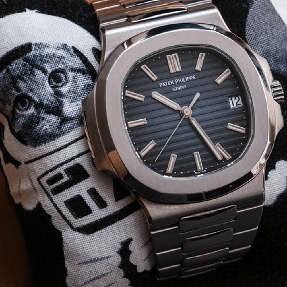 PP Nautilus 'blue Gradient' Men's Wristwatch