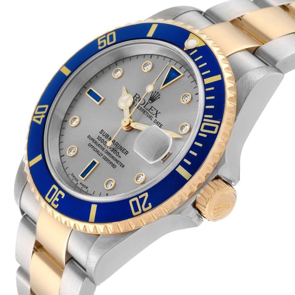RX Submariner 16613 "sultan Silver" Luxury Watch